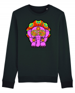 Trippy Pink Elephant  Bluză mânecă lungă Unisex Rise