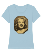 Marilyn Monroe Tricou mânecă scurtă guler larg fitted Damă Expresser