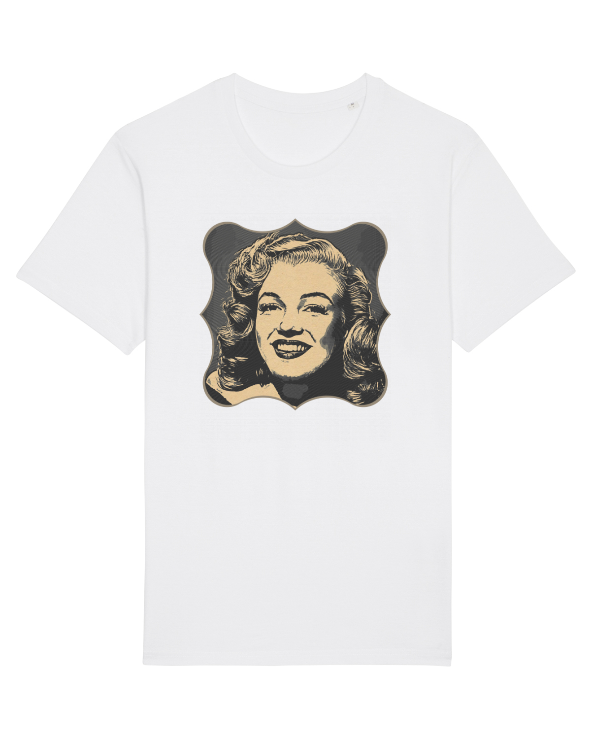 Tricou mânecă scurtă Unisex Rocker White