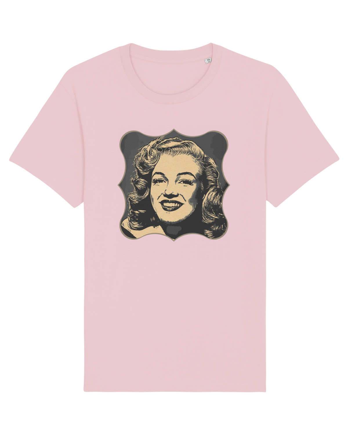 Tricou mânecă scurtă Unisex Rocker Cotton Pink