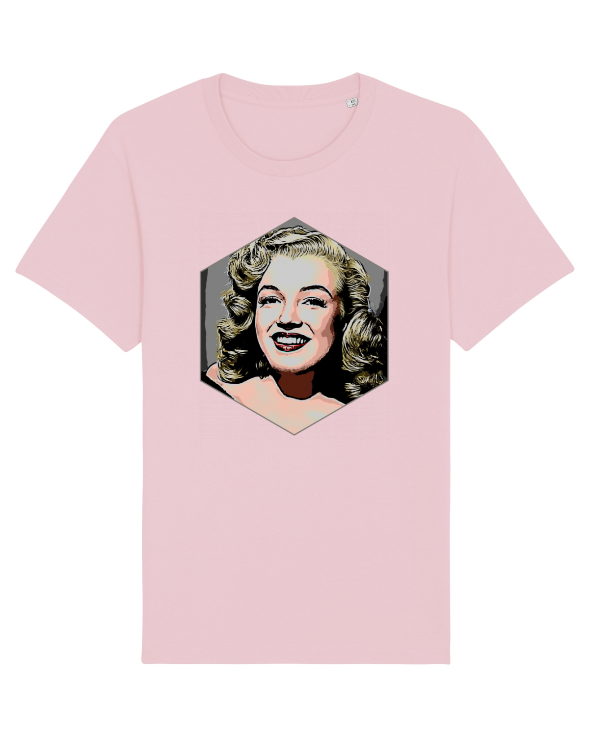 Tricou mânecă scurtă Unisex Rocker Cotton Pink