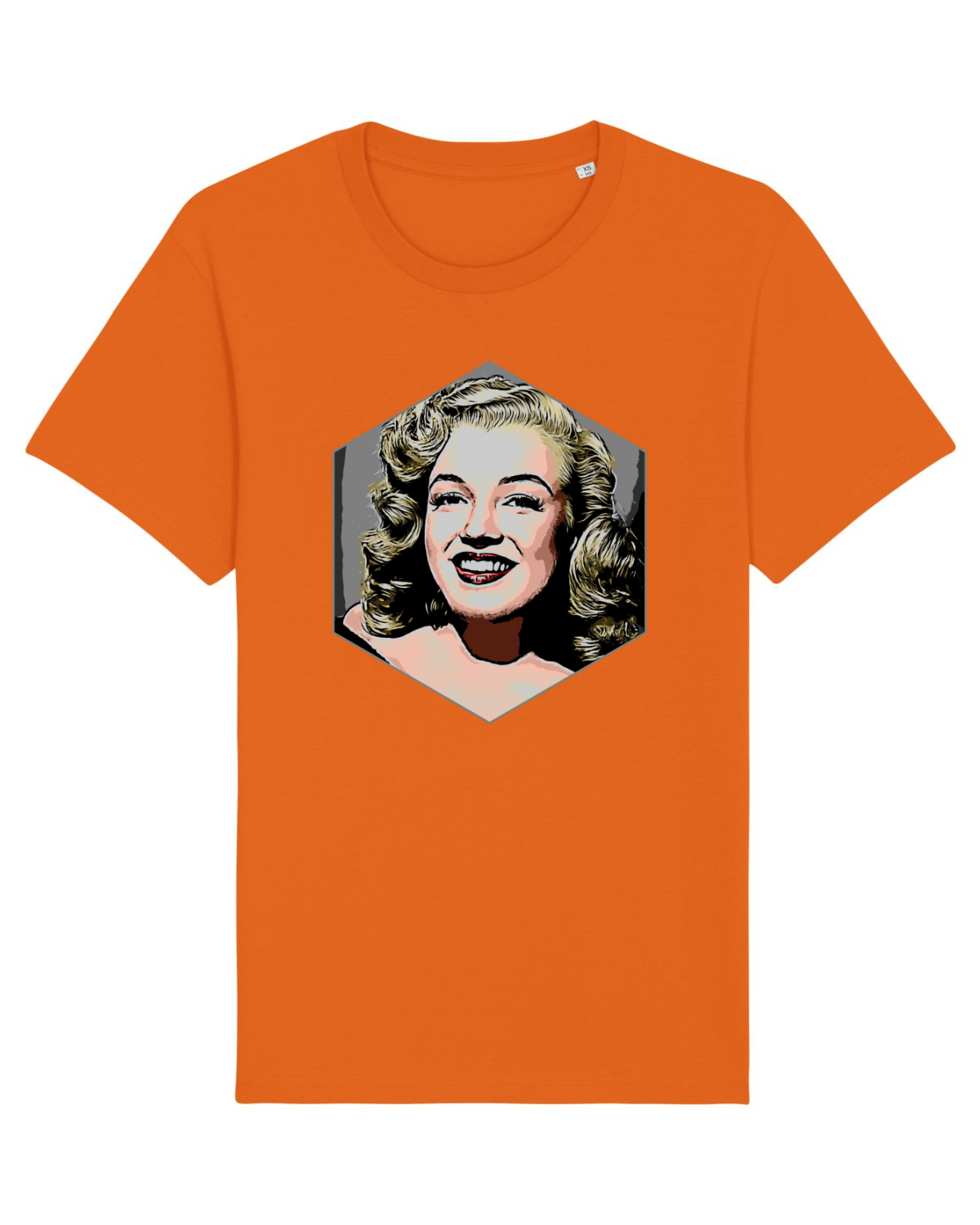 Tricou mânecă scurtă Unisex Rocker Bright Orange
