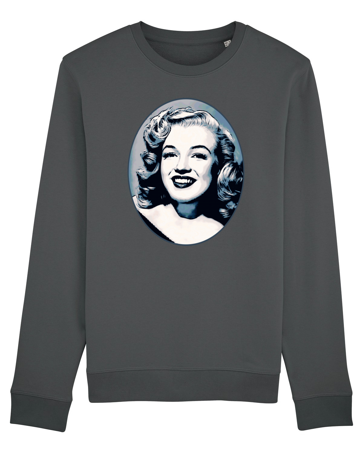 Bluză mânecă lungă Unisex Rise Anthracite
