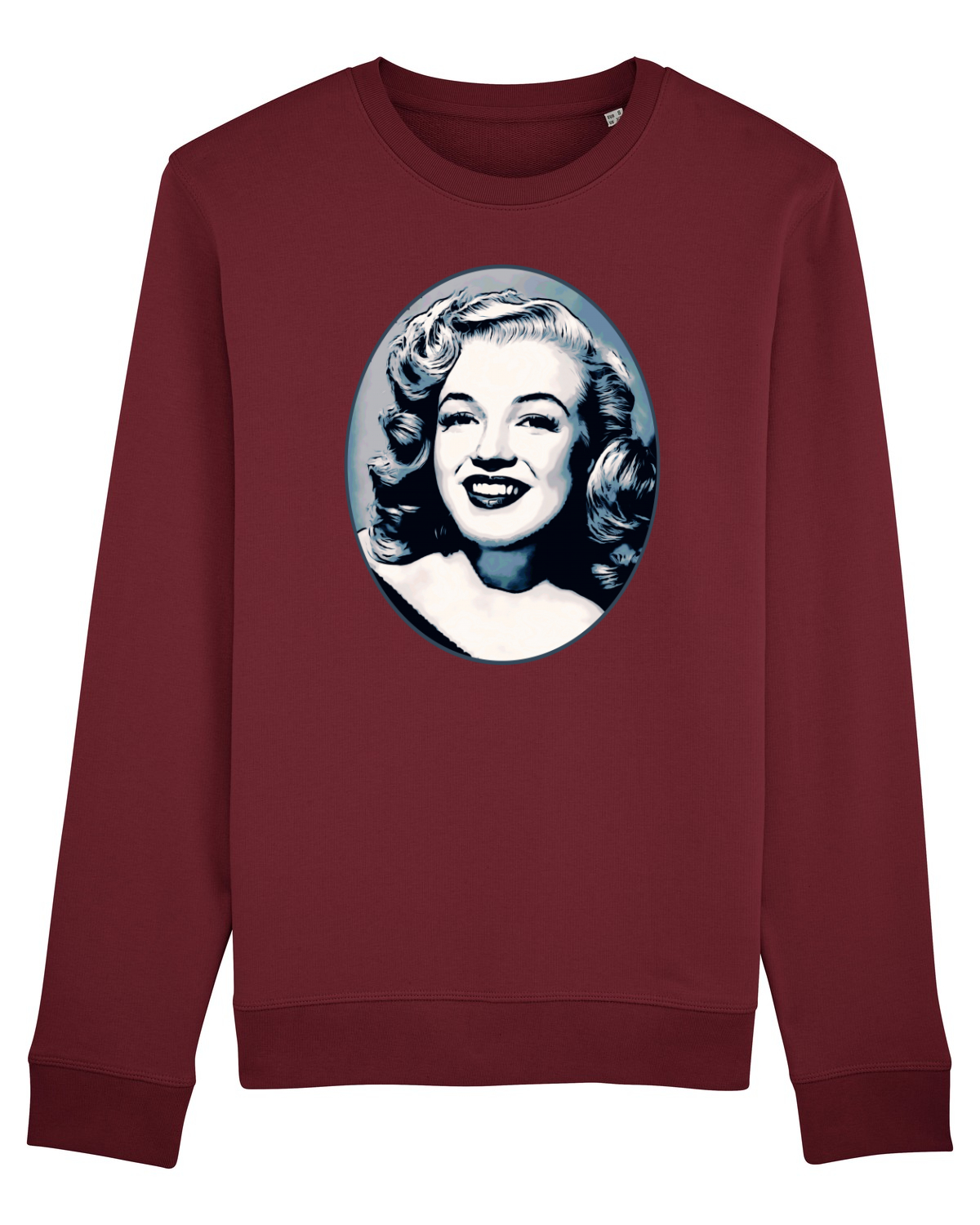 Bluză mânecă lungă Unisex Rise Burgundy