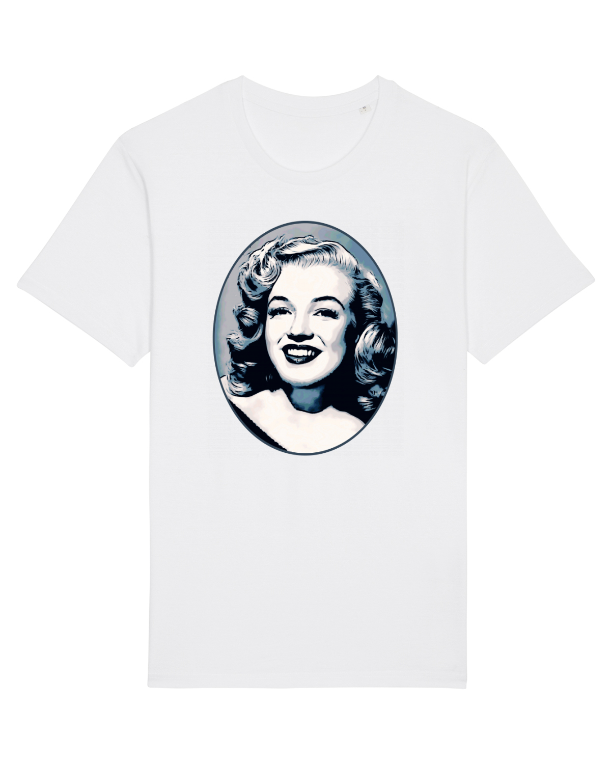 Tricou mânecă scurtă Unisex Rocker White