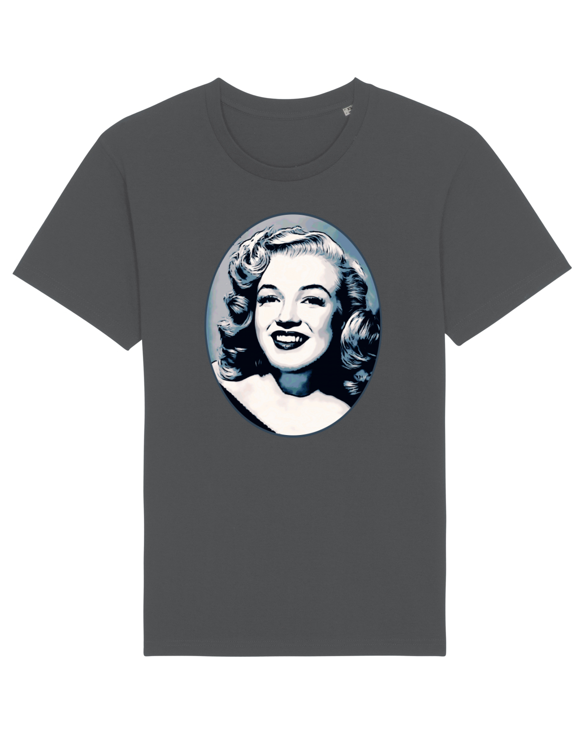 Tricou mânecă scurtă Unisex Rocker Anthracite