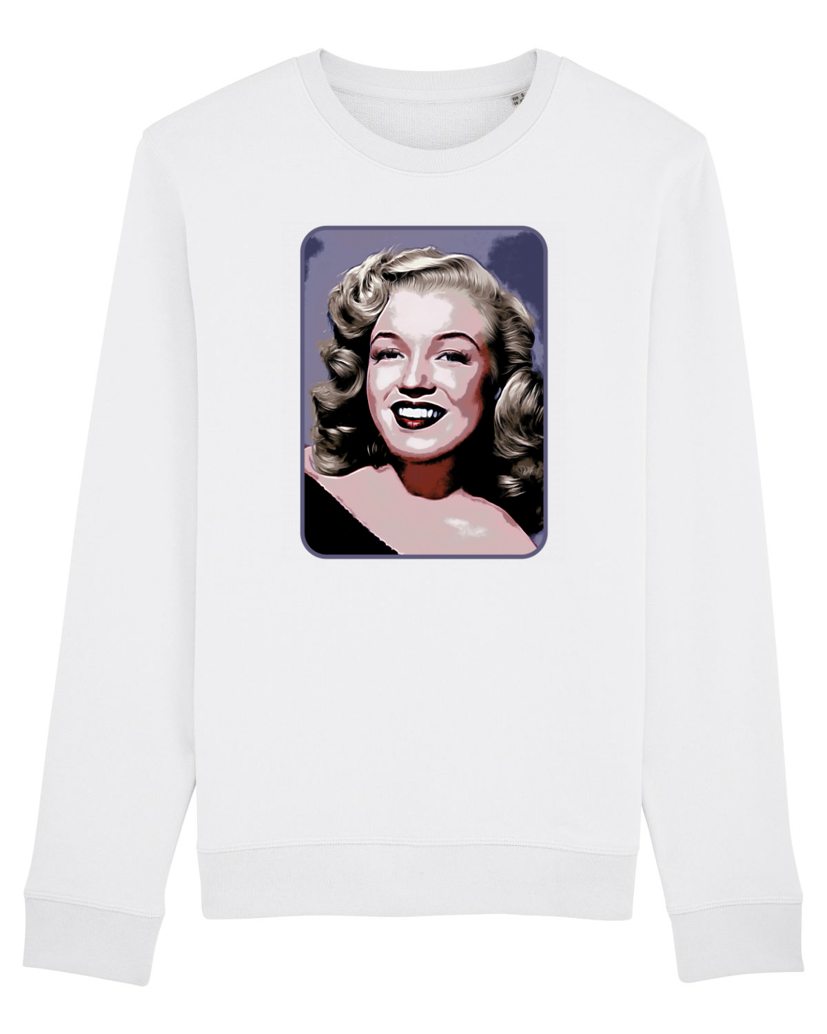 Bluză mânecă lungă Unisex Rise White