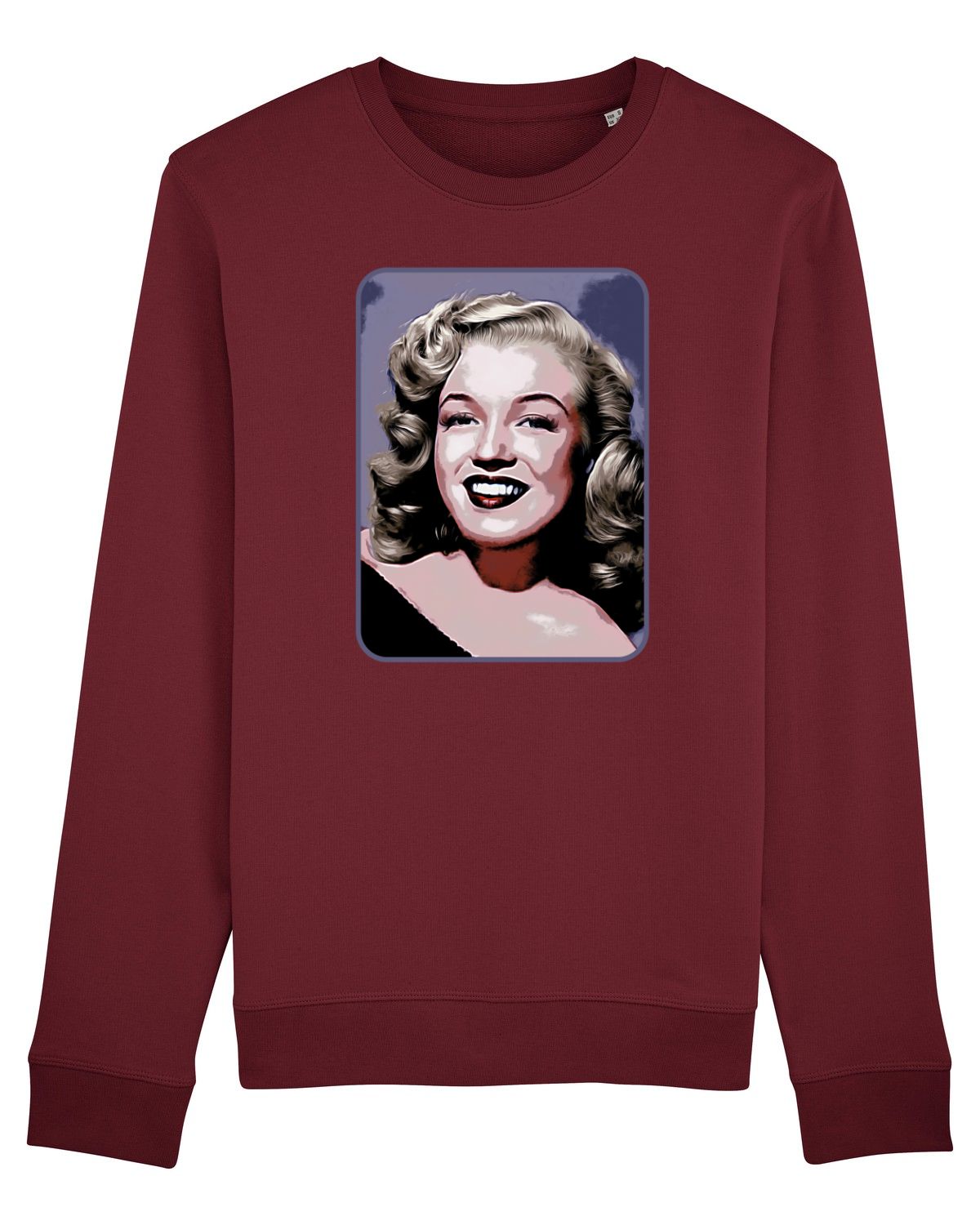 Bluză mânecă lungă Unisex Rise Burgundy