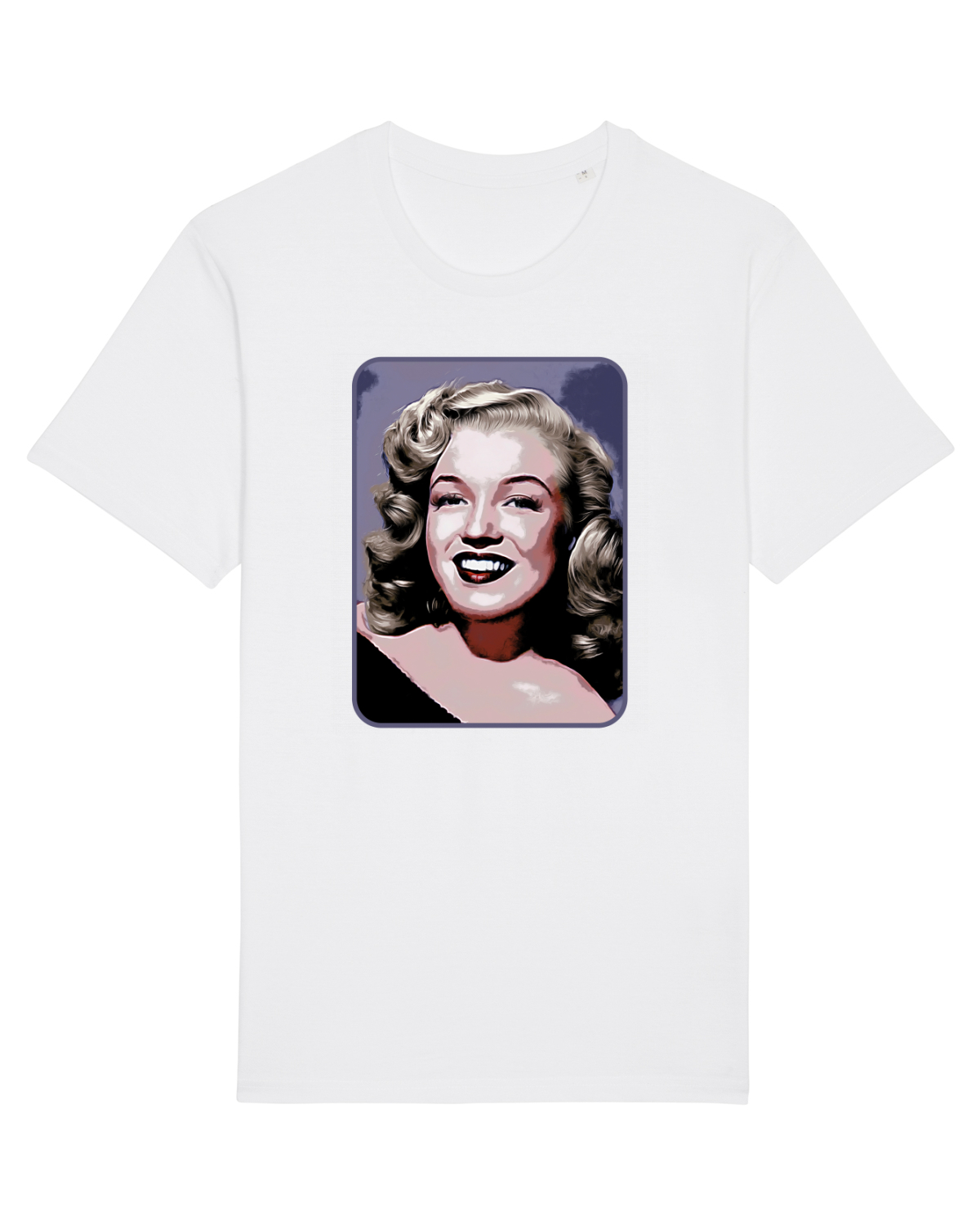 Tricou mânecă scurtă Unisex Rocker White
