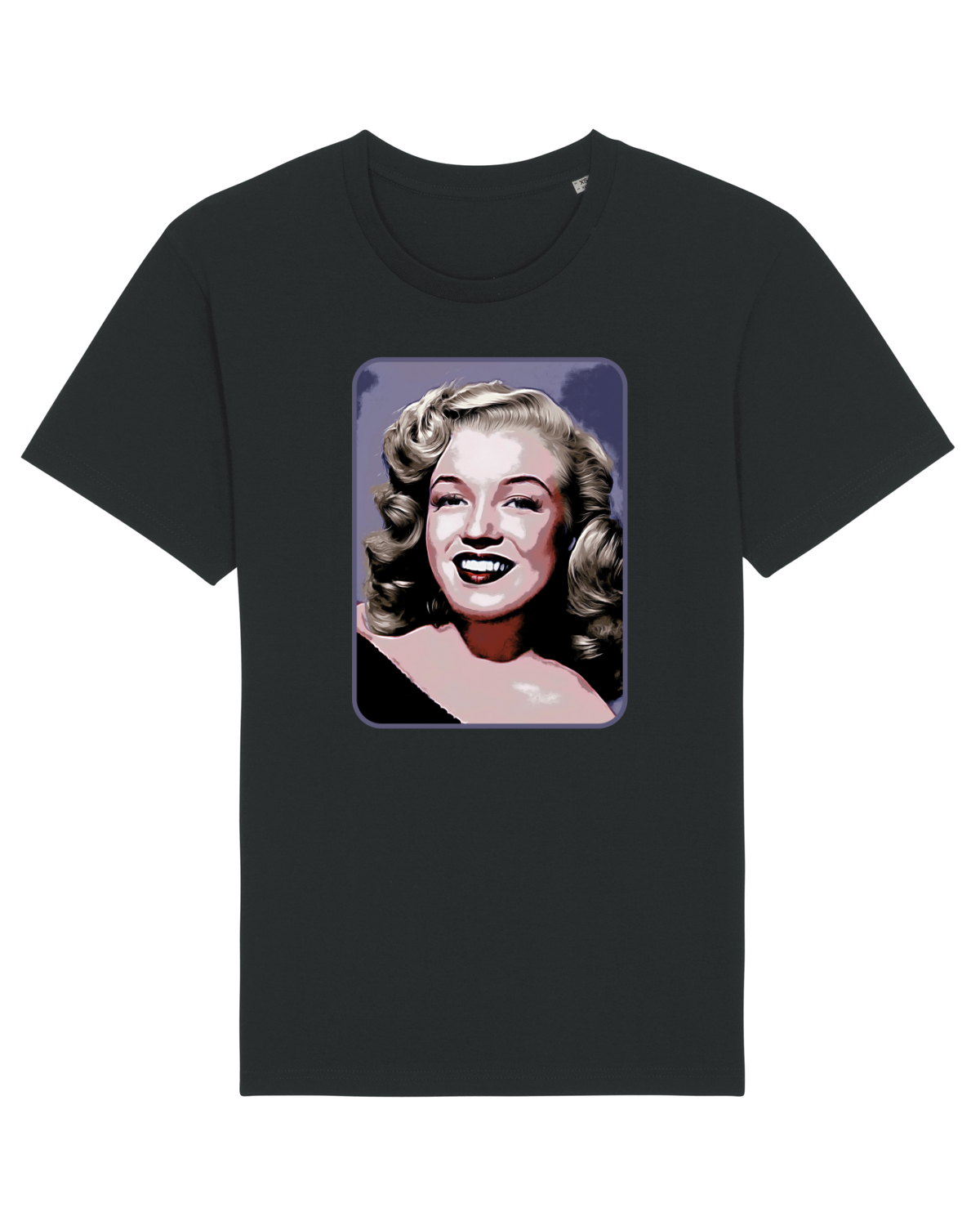 Tricou mânecă scurtă Unisex Rocker Black