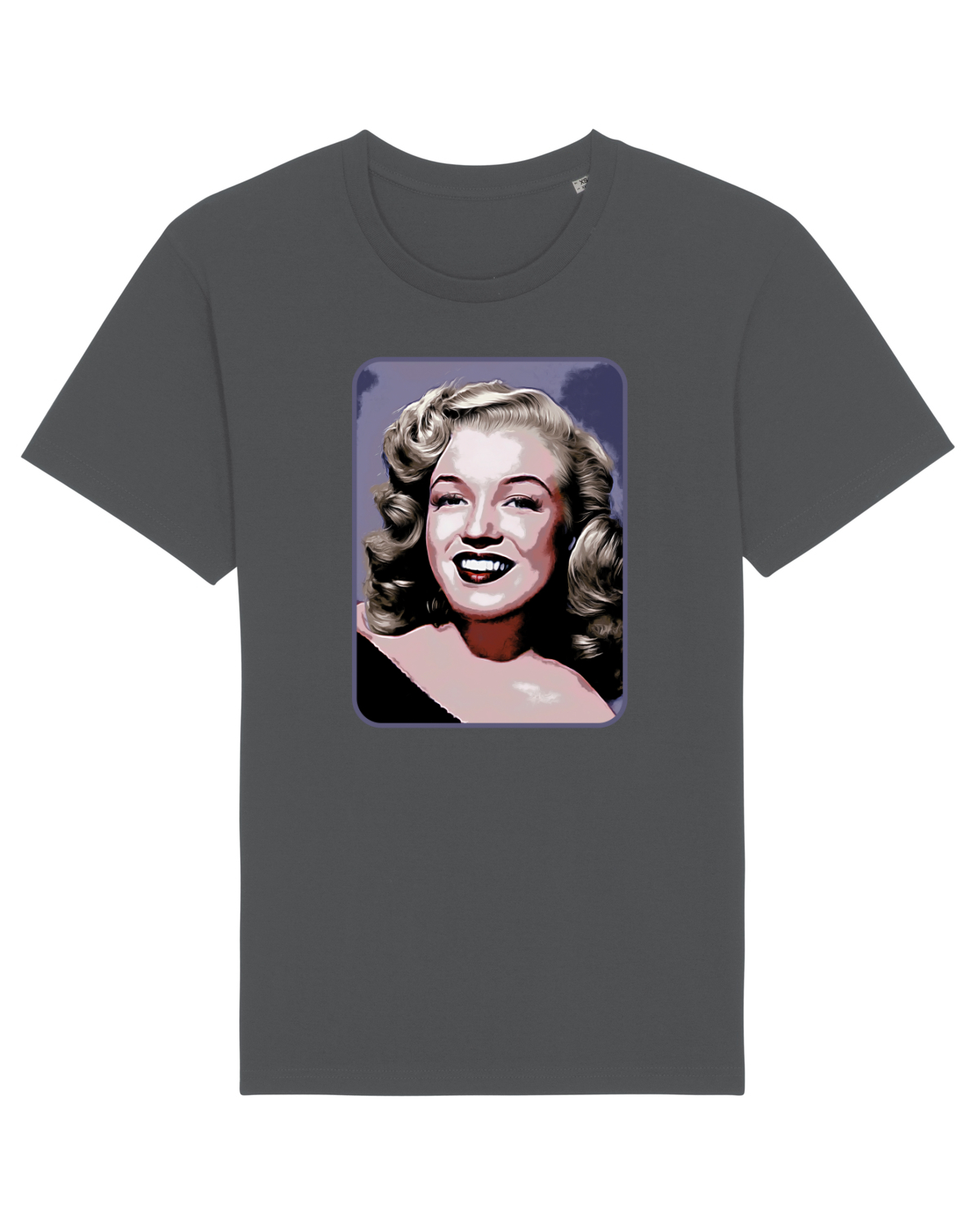 Tricou mânecă scurtă Unisex Rocker Anthracite