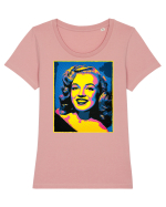 Marilyn Monroe Tricou mânecă scurtă guler larg fitted Damă Expresser