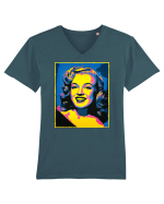 Marilyn Monroe Tricou mânecă scurtă guler V Bărbat Presenter