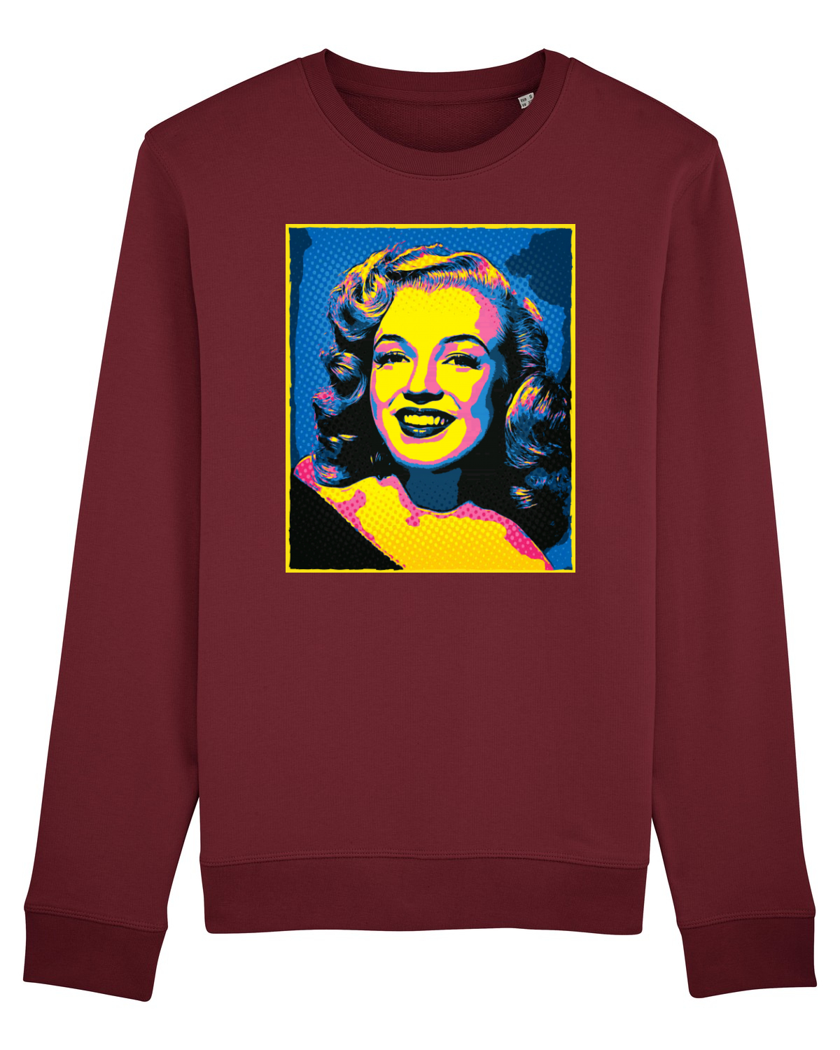 Bluză mânecă lungă Unisex Rise Burgundy