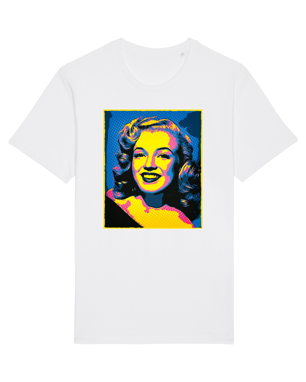 Tricou mânecă scurtă Unisex Rocker White
