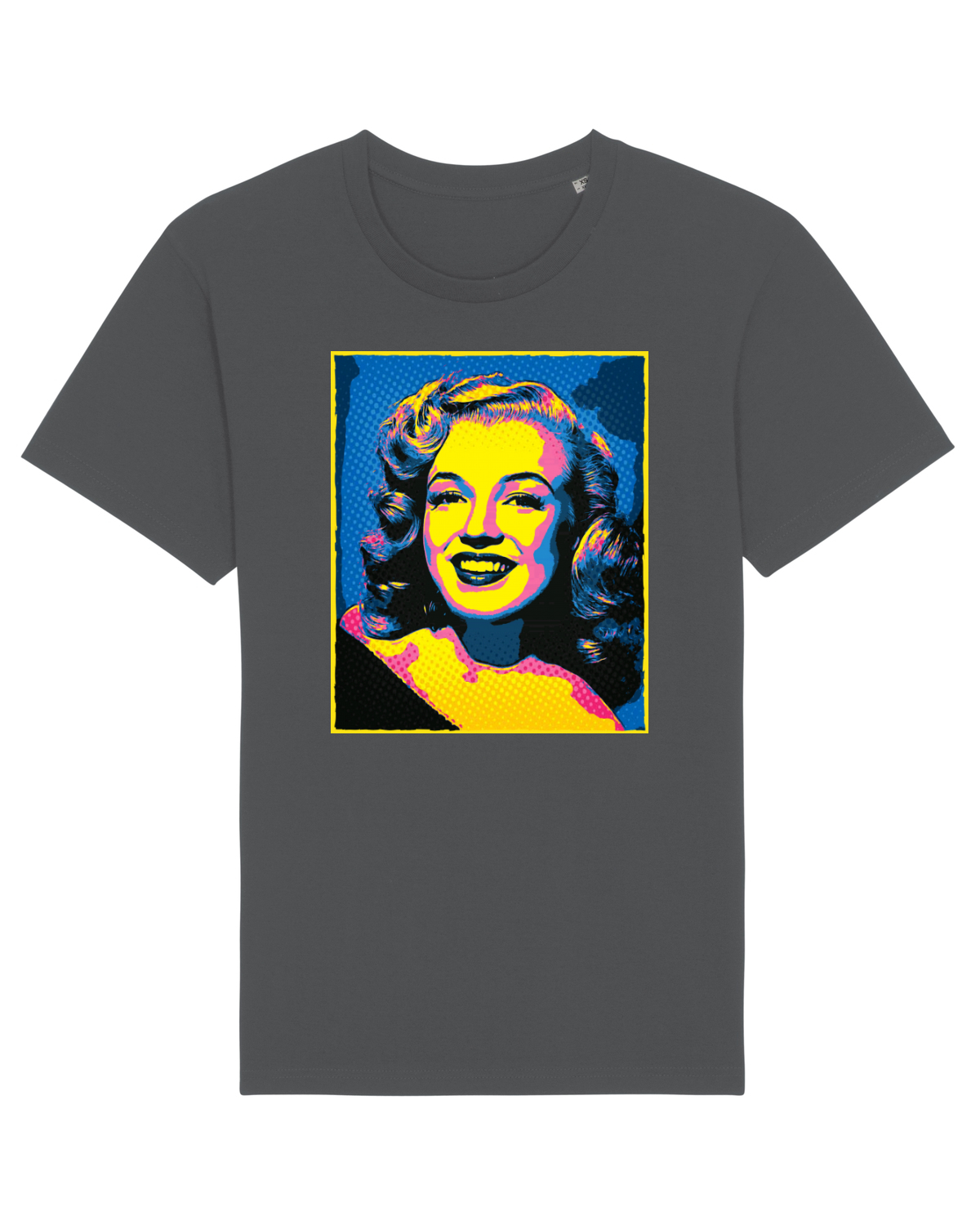 Tricou mânecă scurtă Unisex Rocker Anthracite