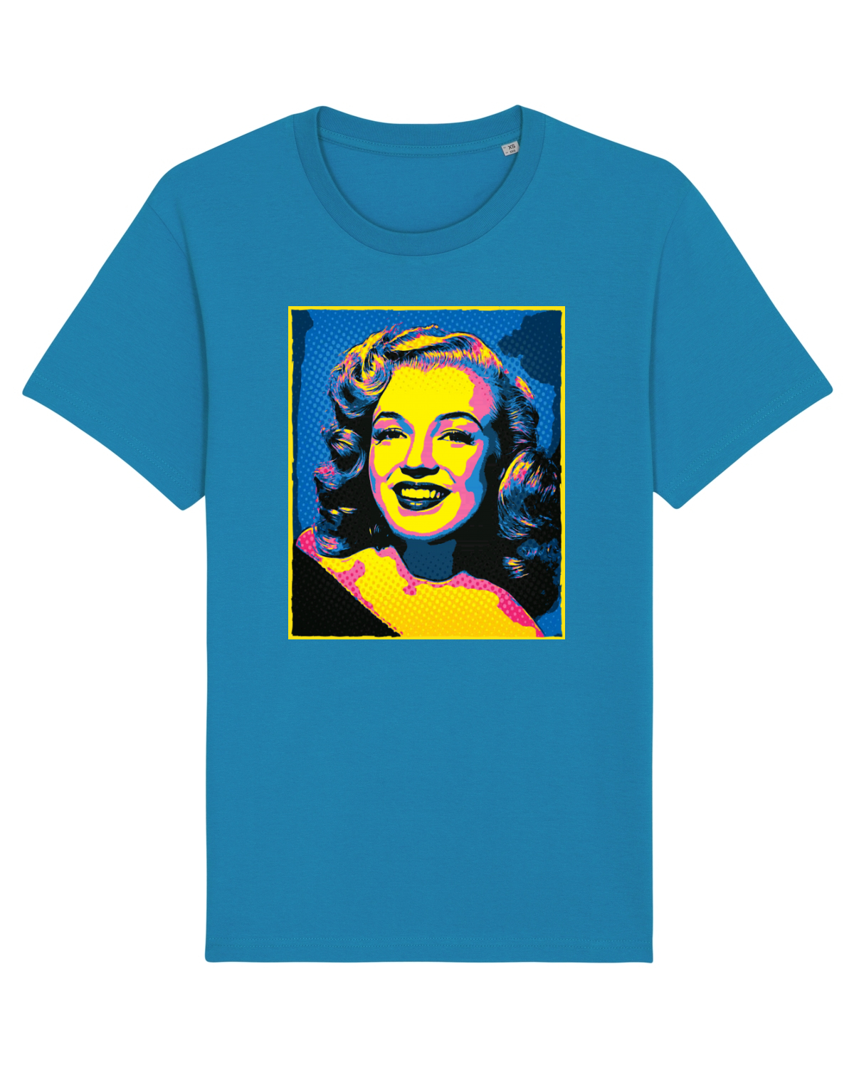 Tricou mânecă scurtă Unisex Rocker Azur