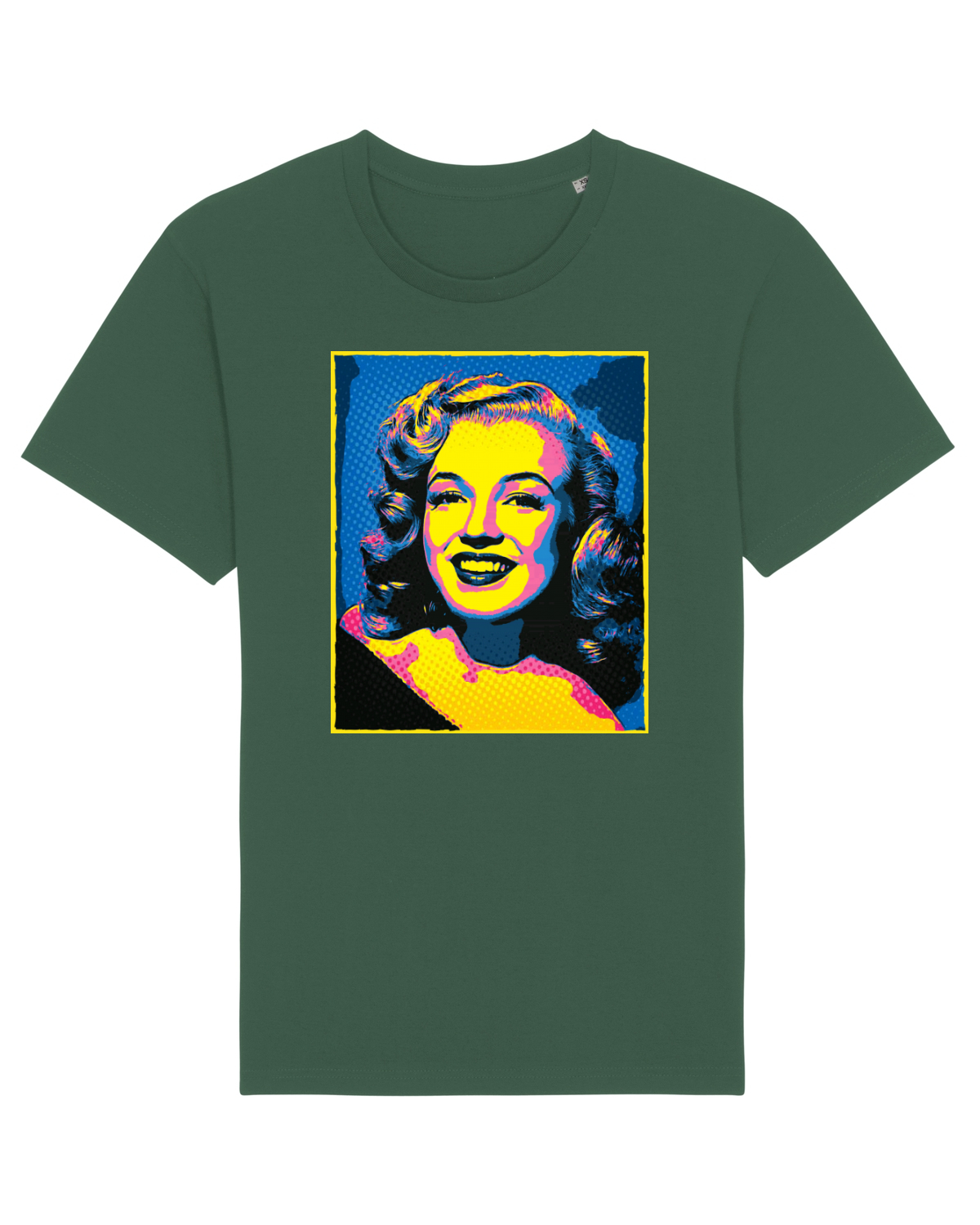 Tricou mânecă scurtă Unisex Rocker Bottle Green