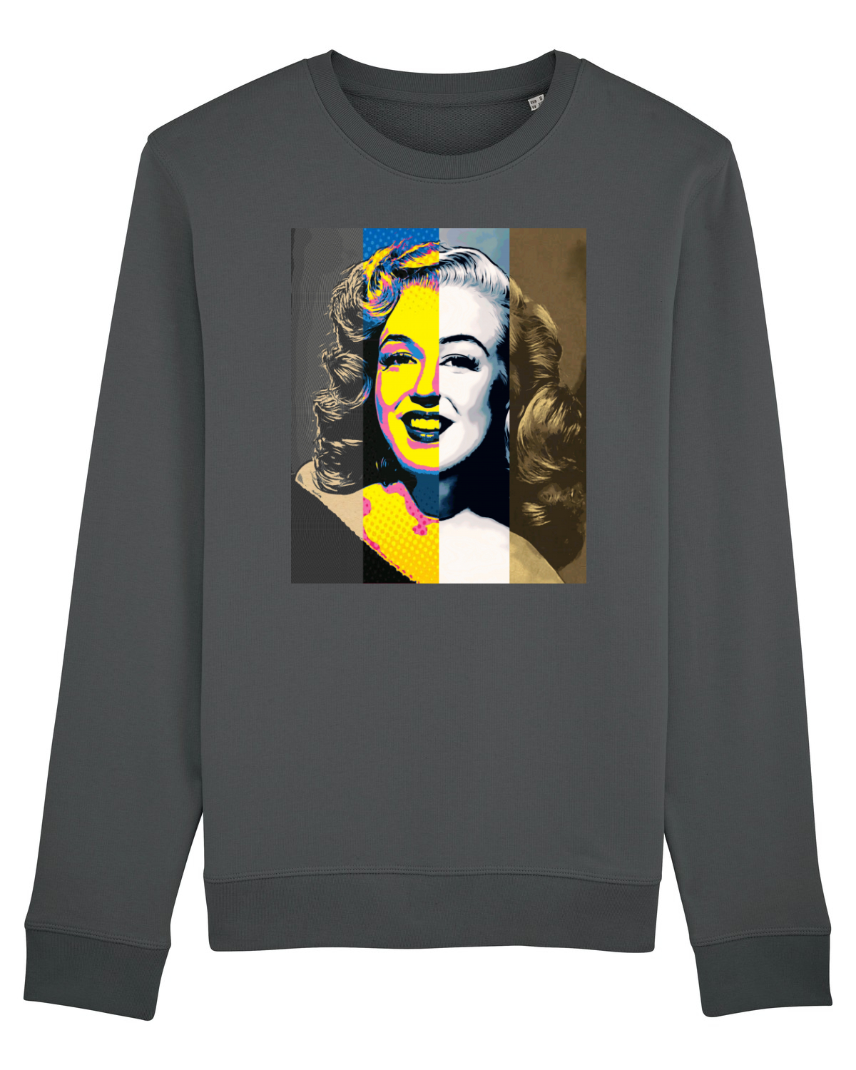 Bluză mânecă lungă Unisex Rise Anthracite