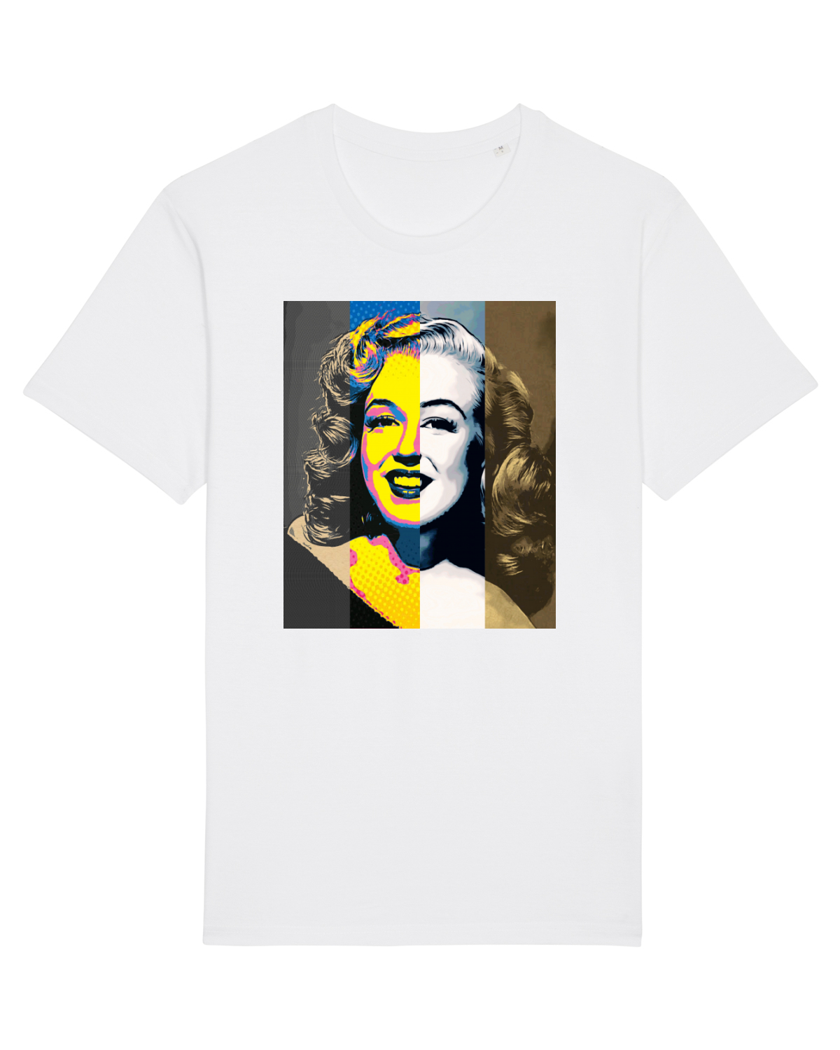 Tricou mânecă scurtă Unisex Rocker White