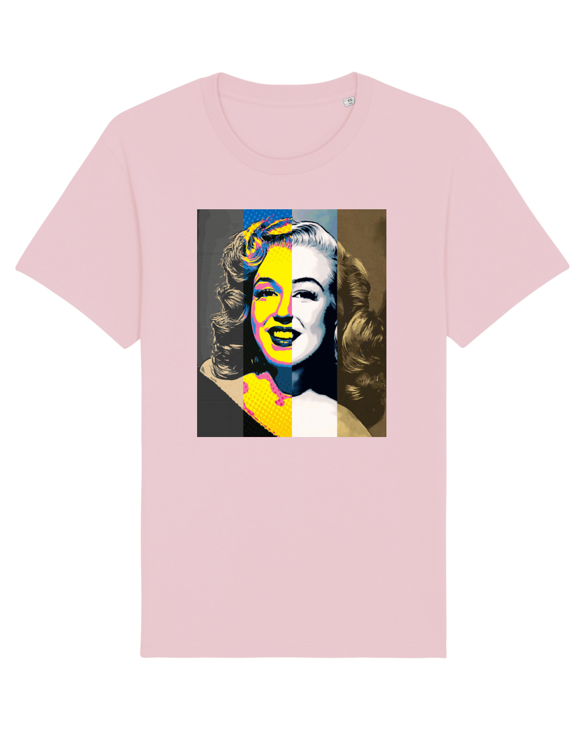 Tricou mânecă scurtă Unisex Rocker Cotton Pink