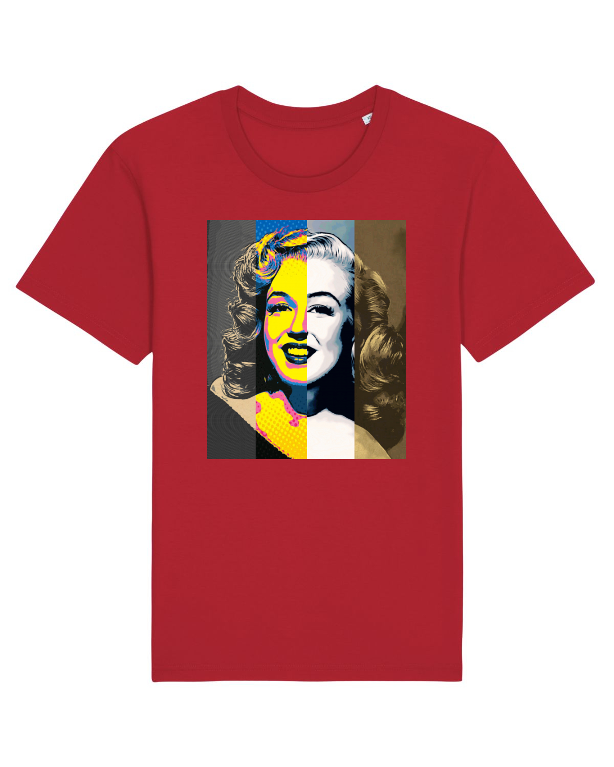 Tricou mânecă scurtă Unisex Rocker Red