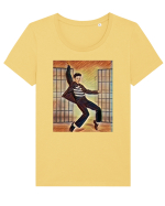Elvis Presley  Tricou mânecă scurtă guler larg fitted Damă Expresser