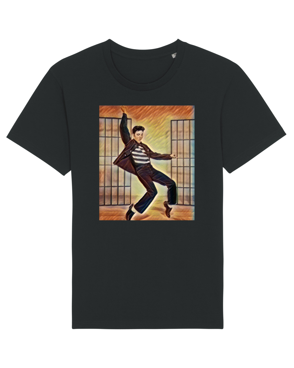 Tricou mânecă scurtă Unisex Rocker Black