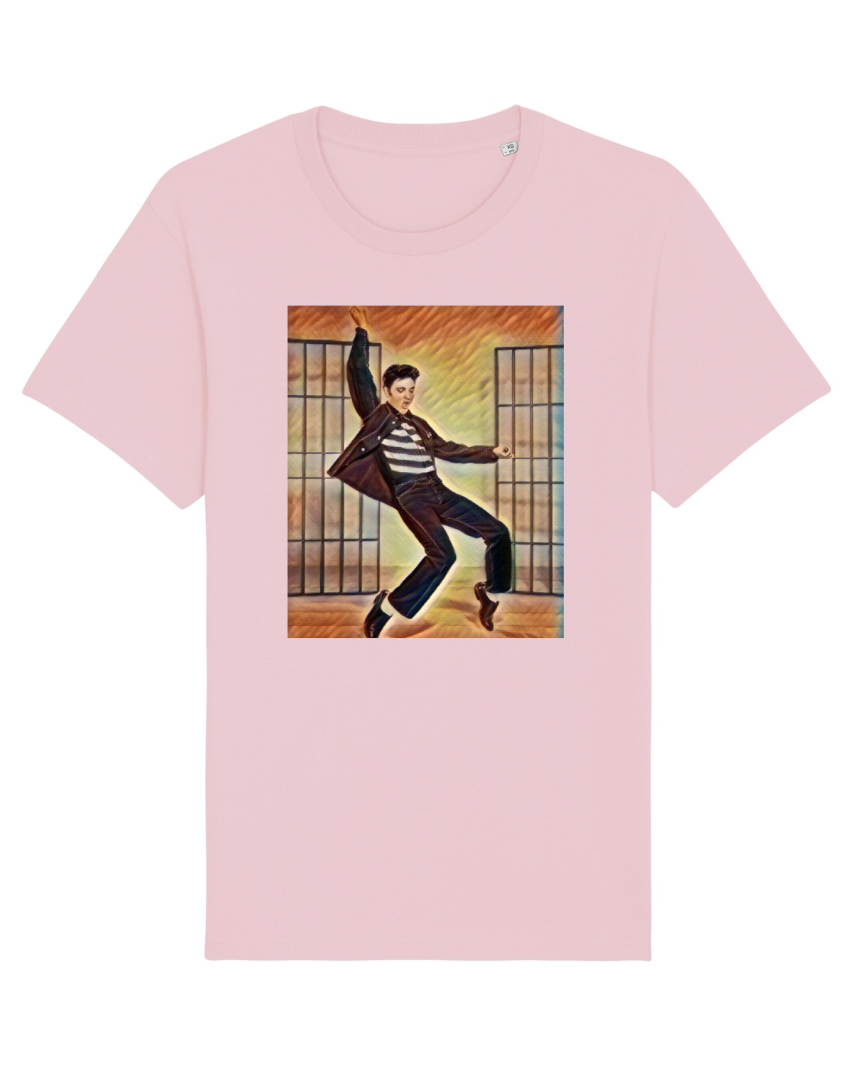 Tricou mânecă scurtă Unisex Rocker Cotton Pink