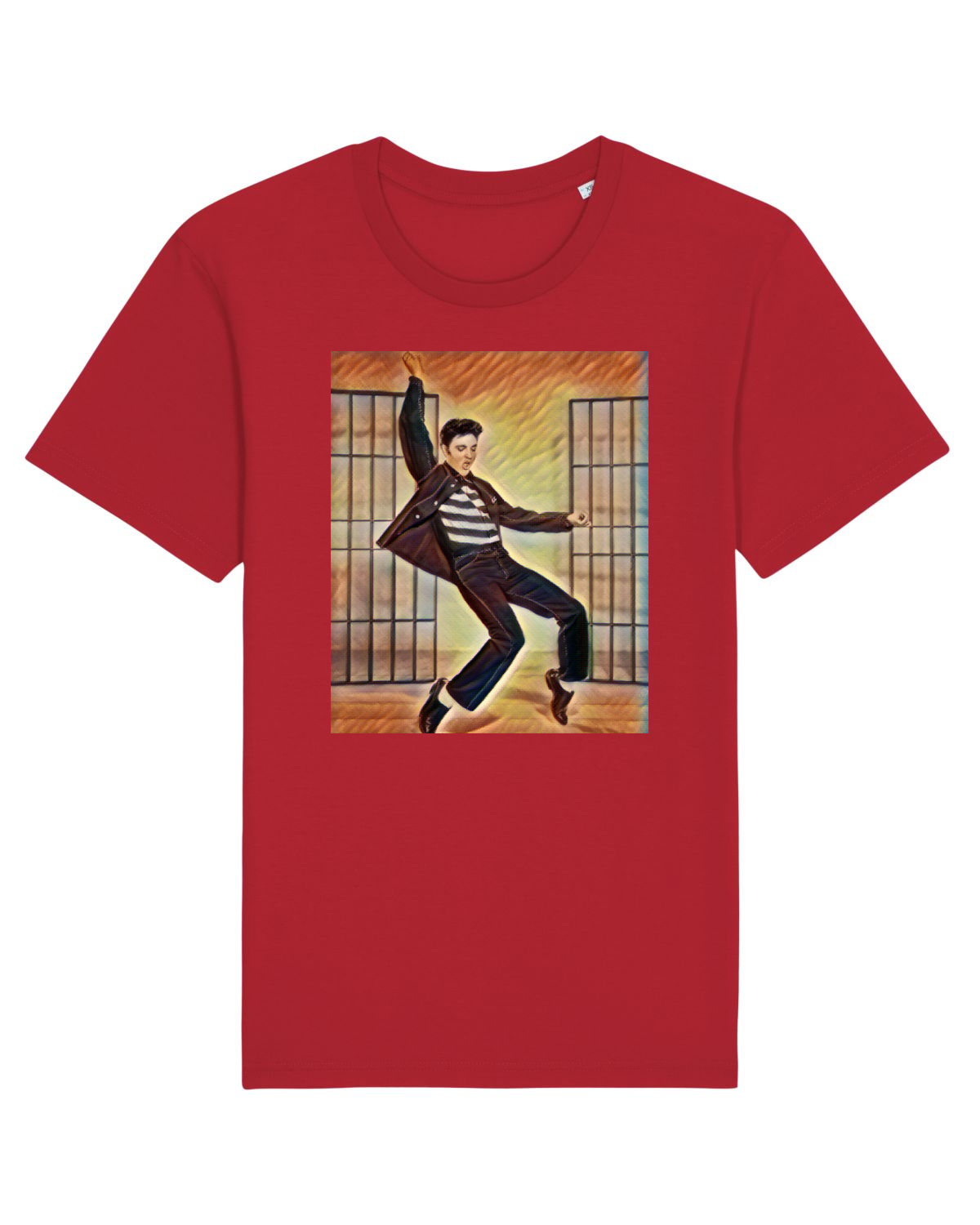 Tricou mânecă scurtă Unisex Rocker Red