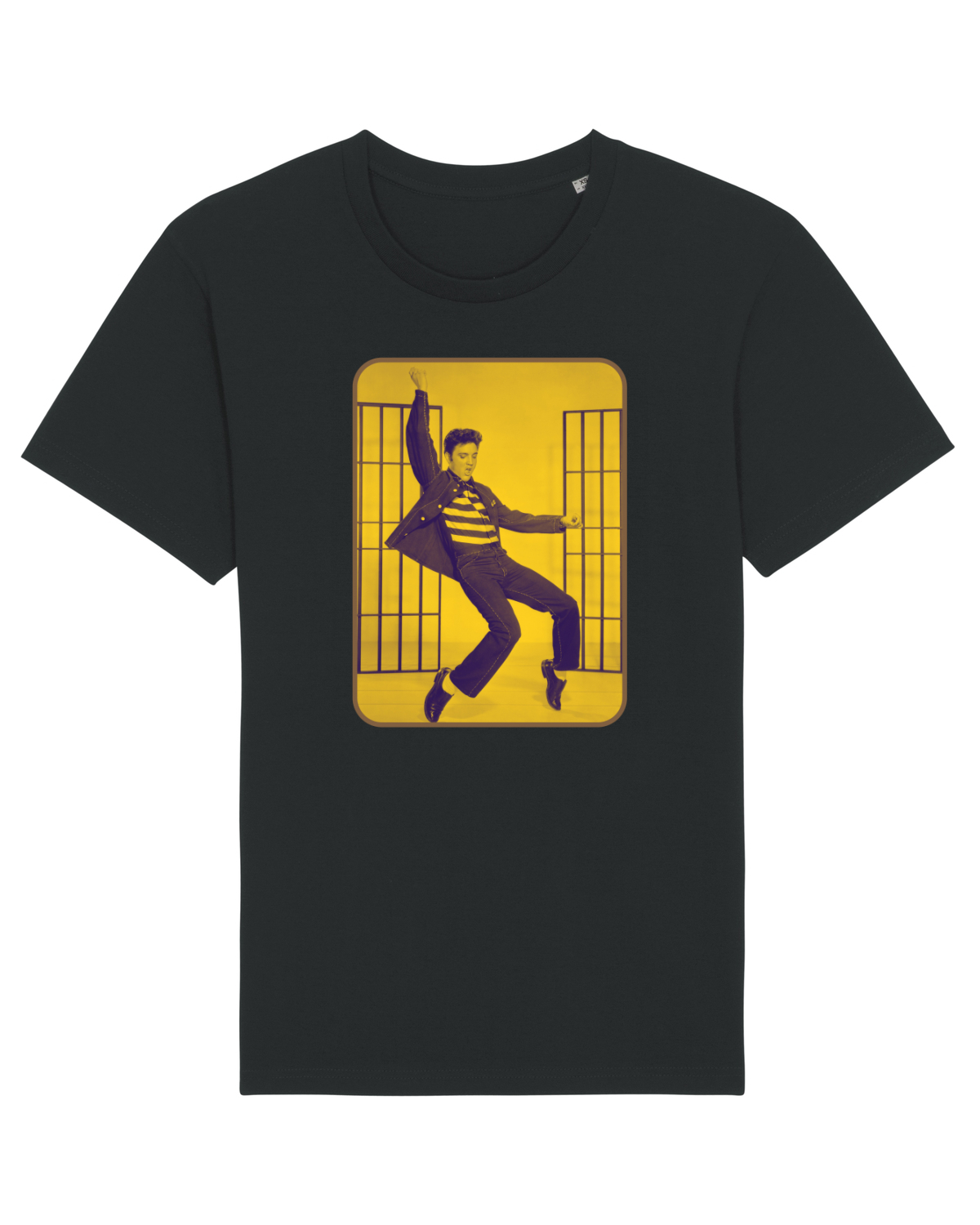 Tricou mânecă scurtă Unisex Rocker Black