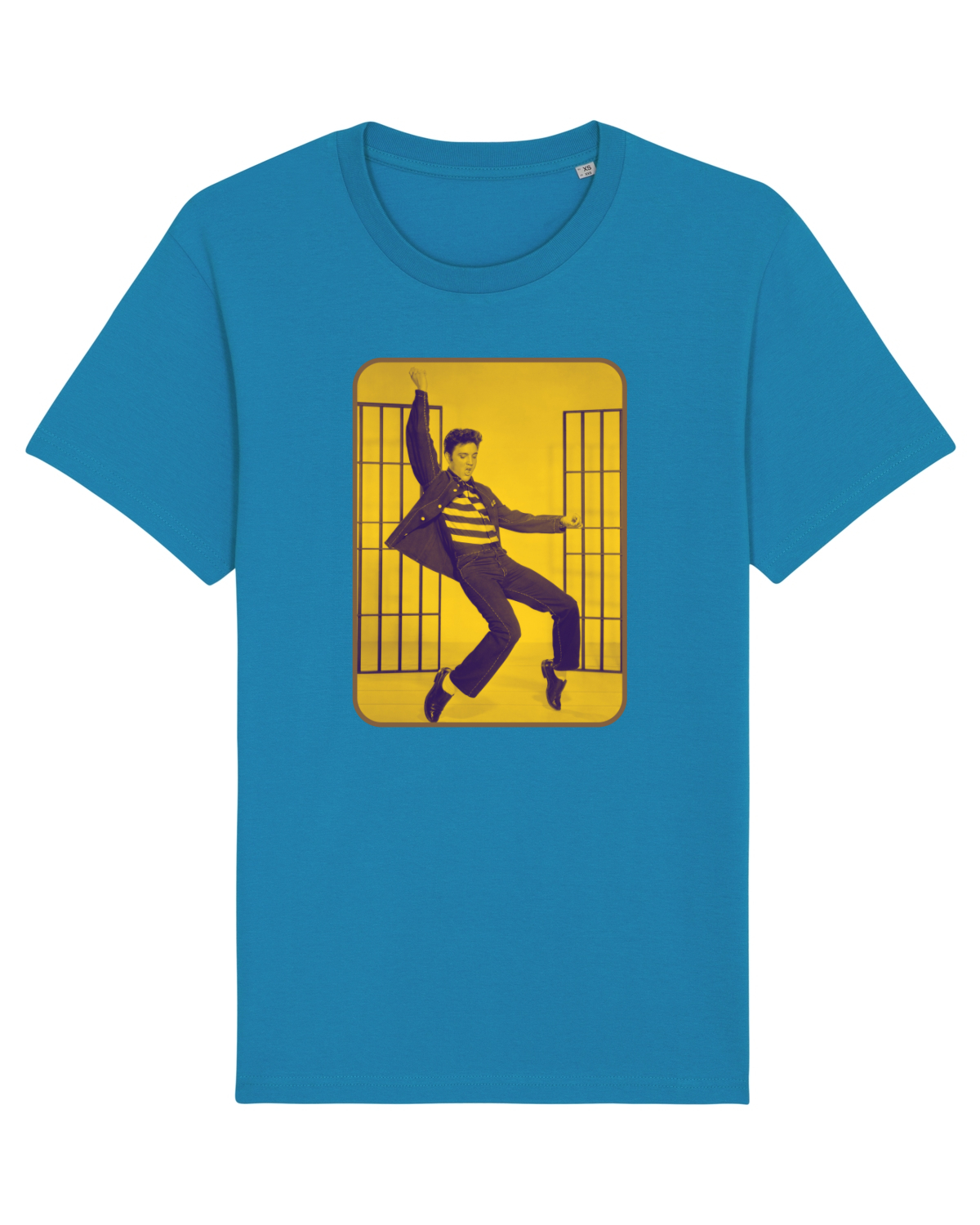 Tricou mânecă scurtă Unisex Rocker Azur