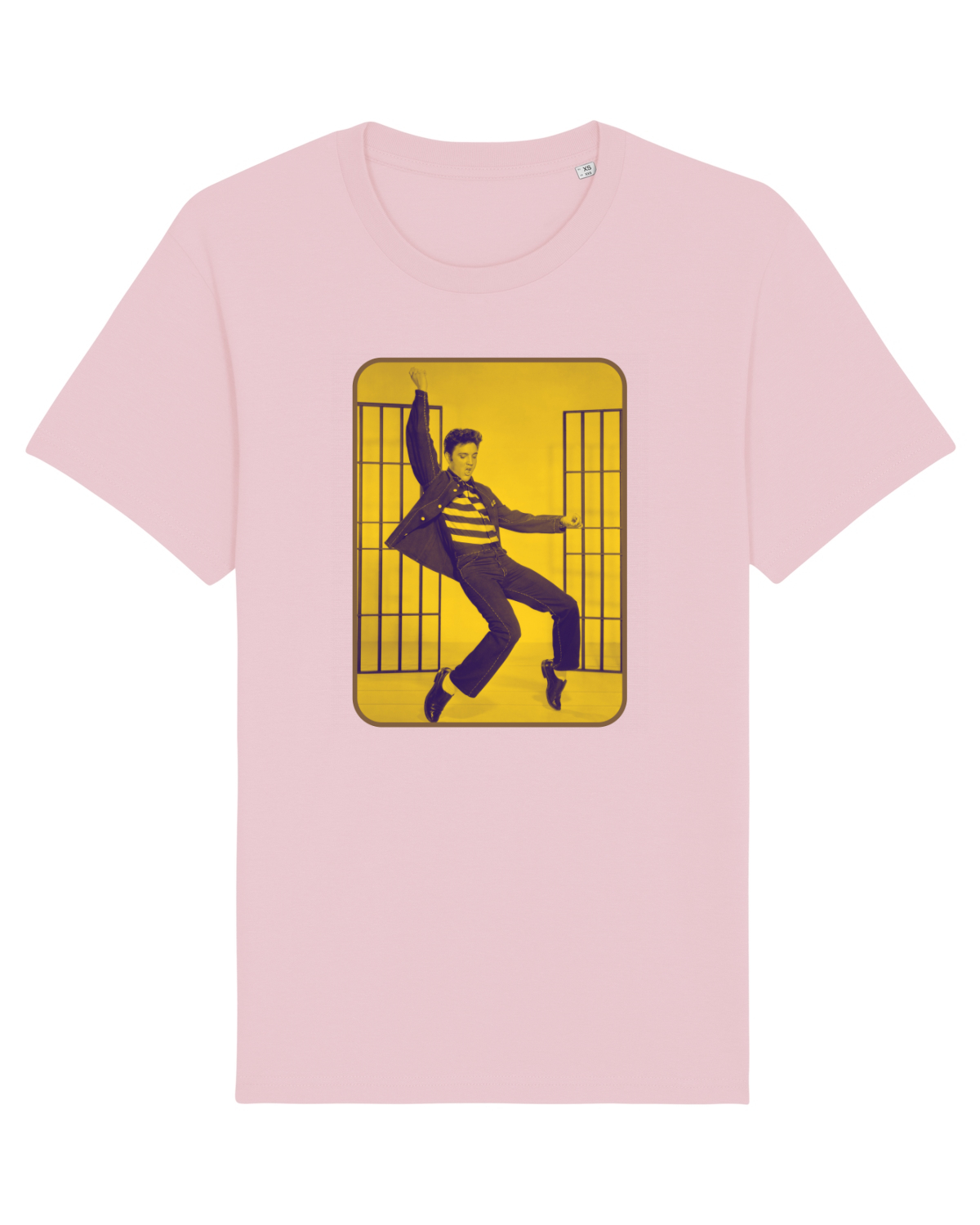 Tricou mânecă scurtă Unisex Rocker Cotton Pink