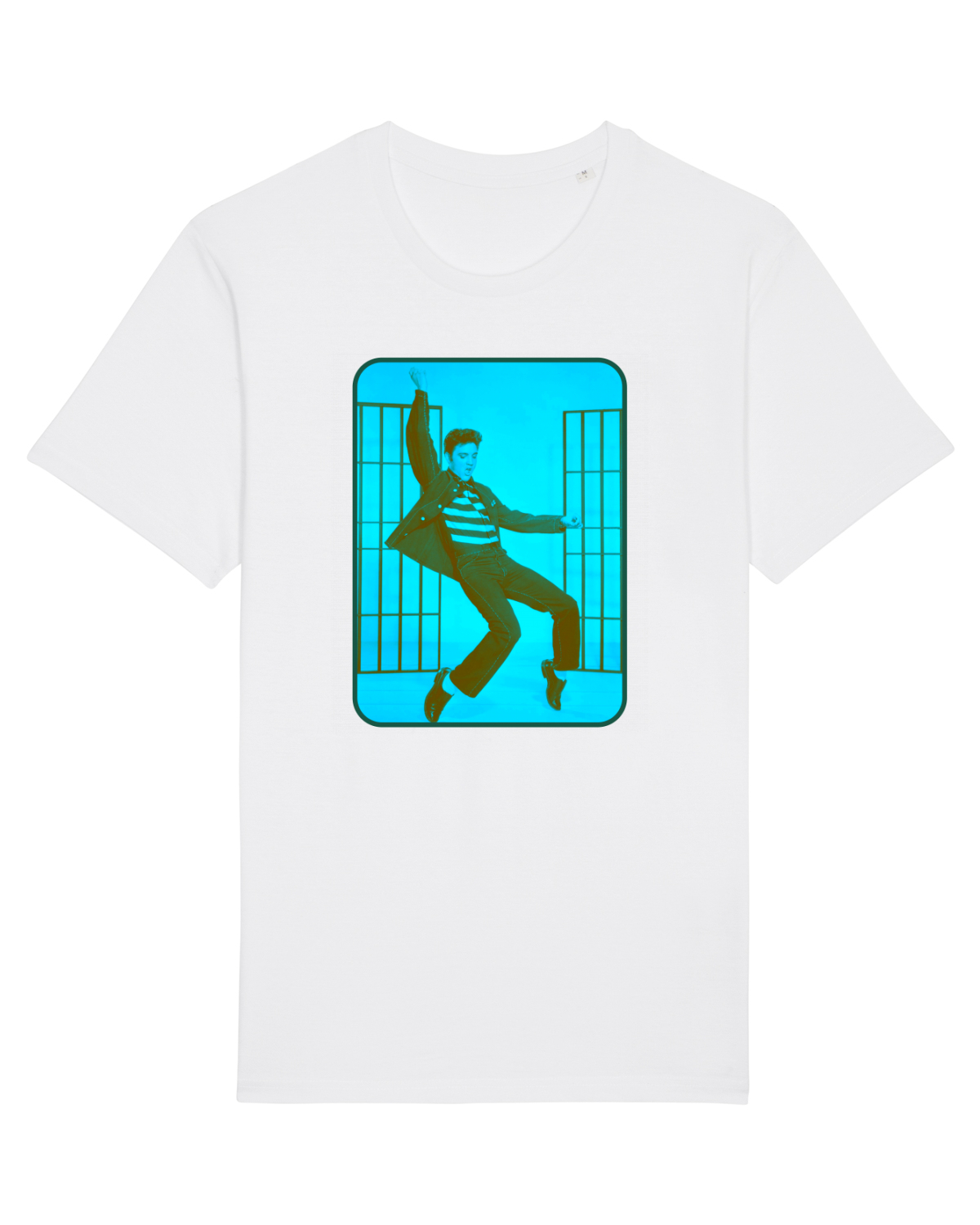 Tricou mânecă scurtă Unisex Rocker White
