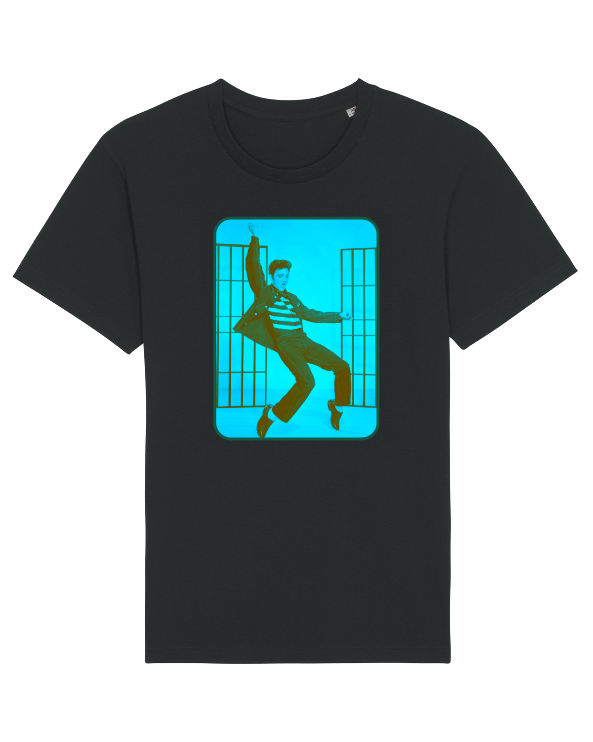 Tricou mânecă scurtă Unisex Rocker Black
