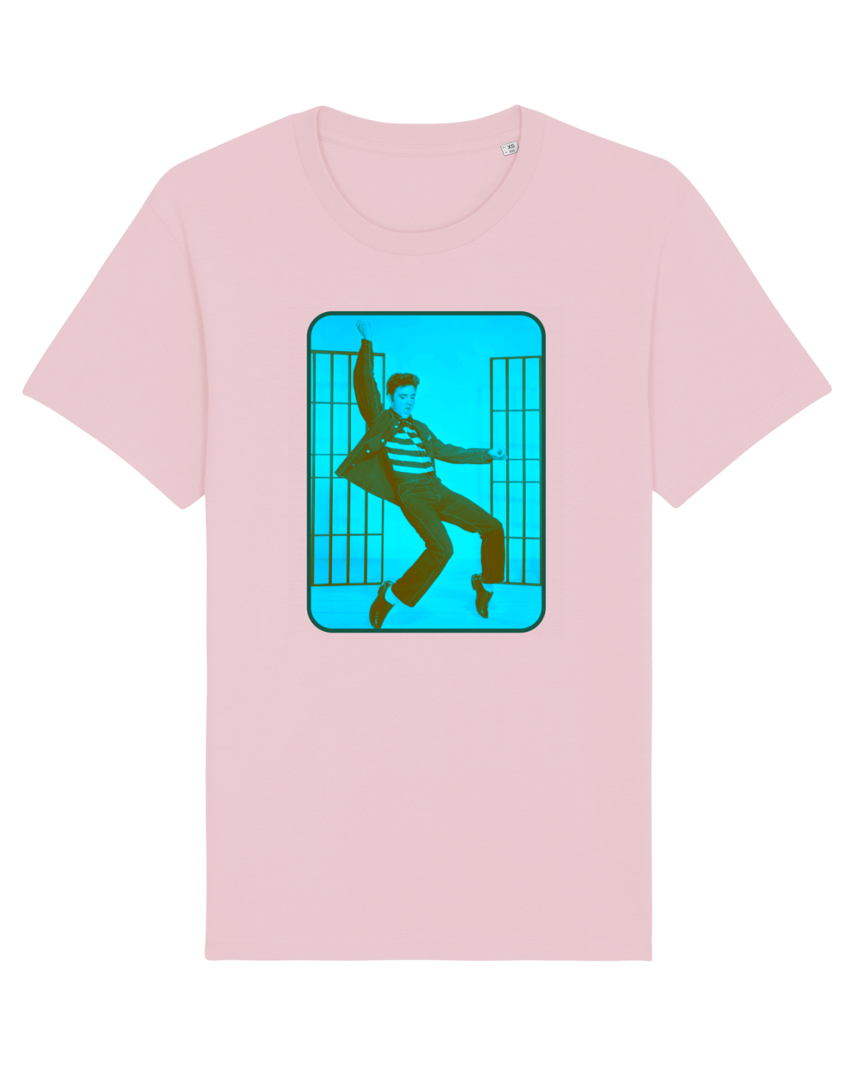 Tricou mânecă scurtă Unisex Rocker Cotton Pink