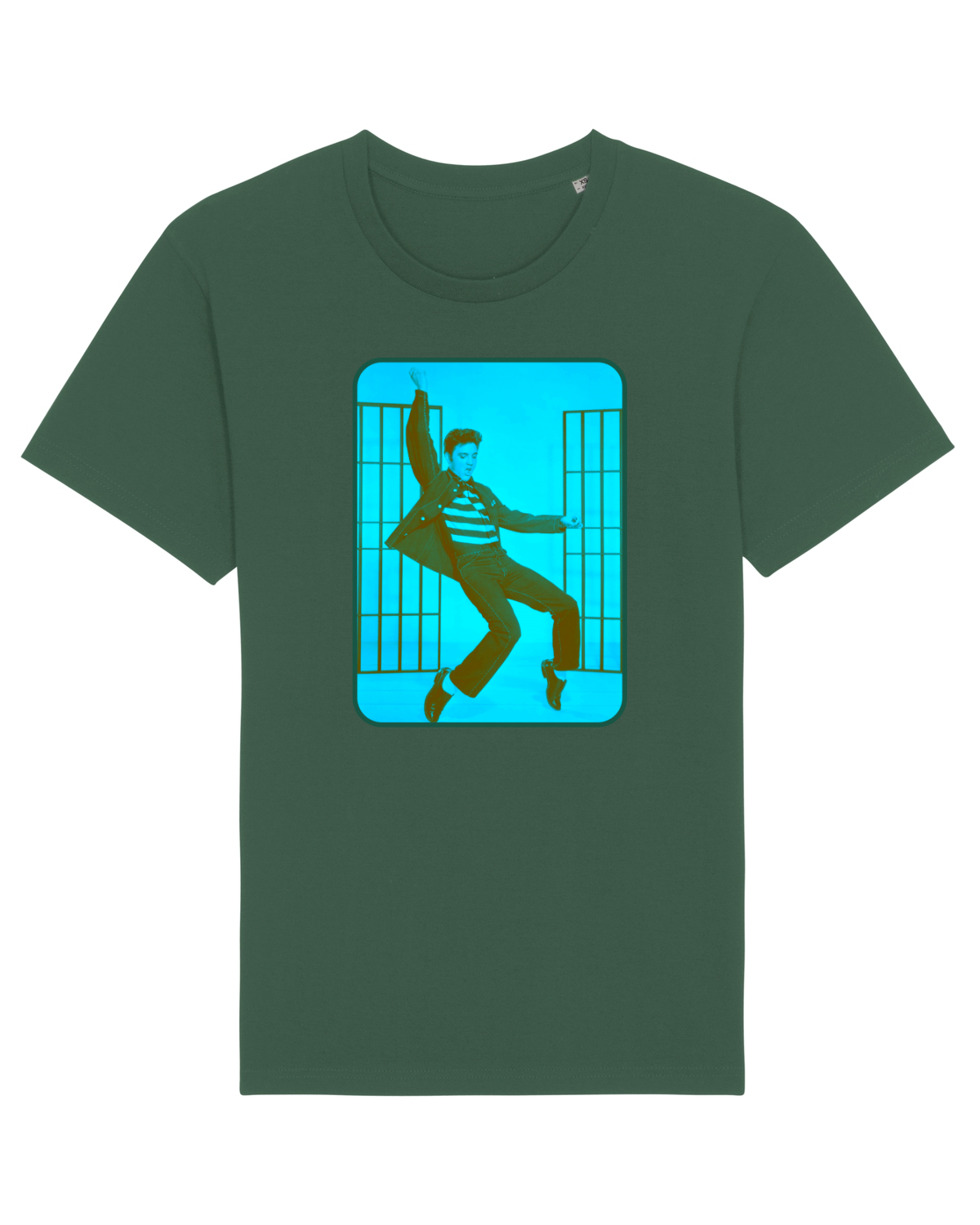 Tricou mânecă scurtă Unisex Rocker Bottle Green