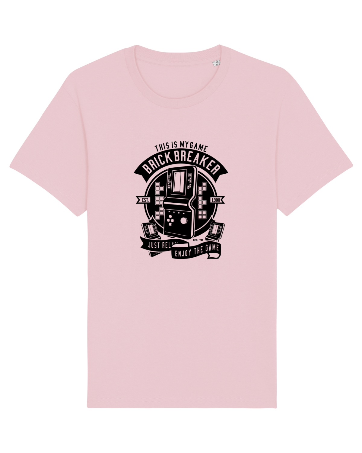 Tricou mânecă scurtă Unisex Rocker Cotton Pink