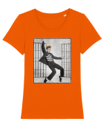 Elvis Presley  Tricou mânecă scurtă guler larg fitted Damă Expresser