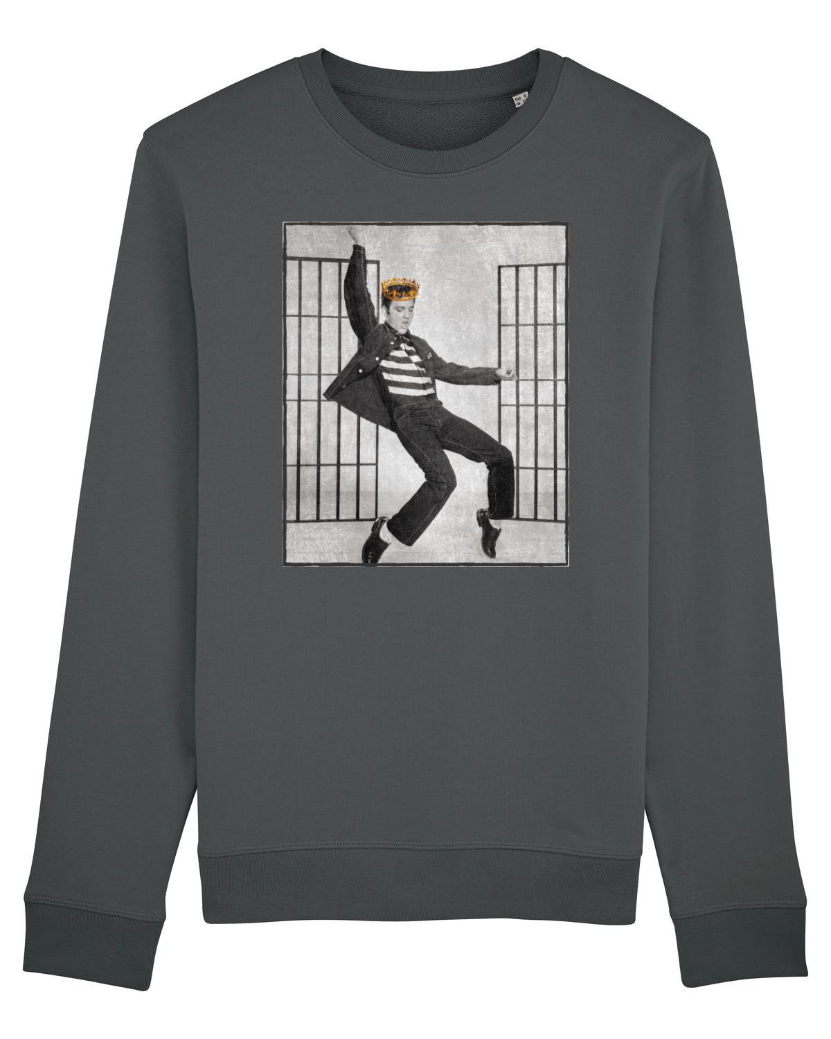 Bluză mânecă lungă Unisex Rise Anthracite