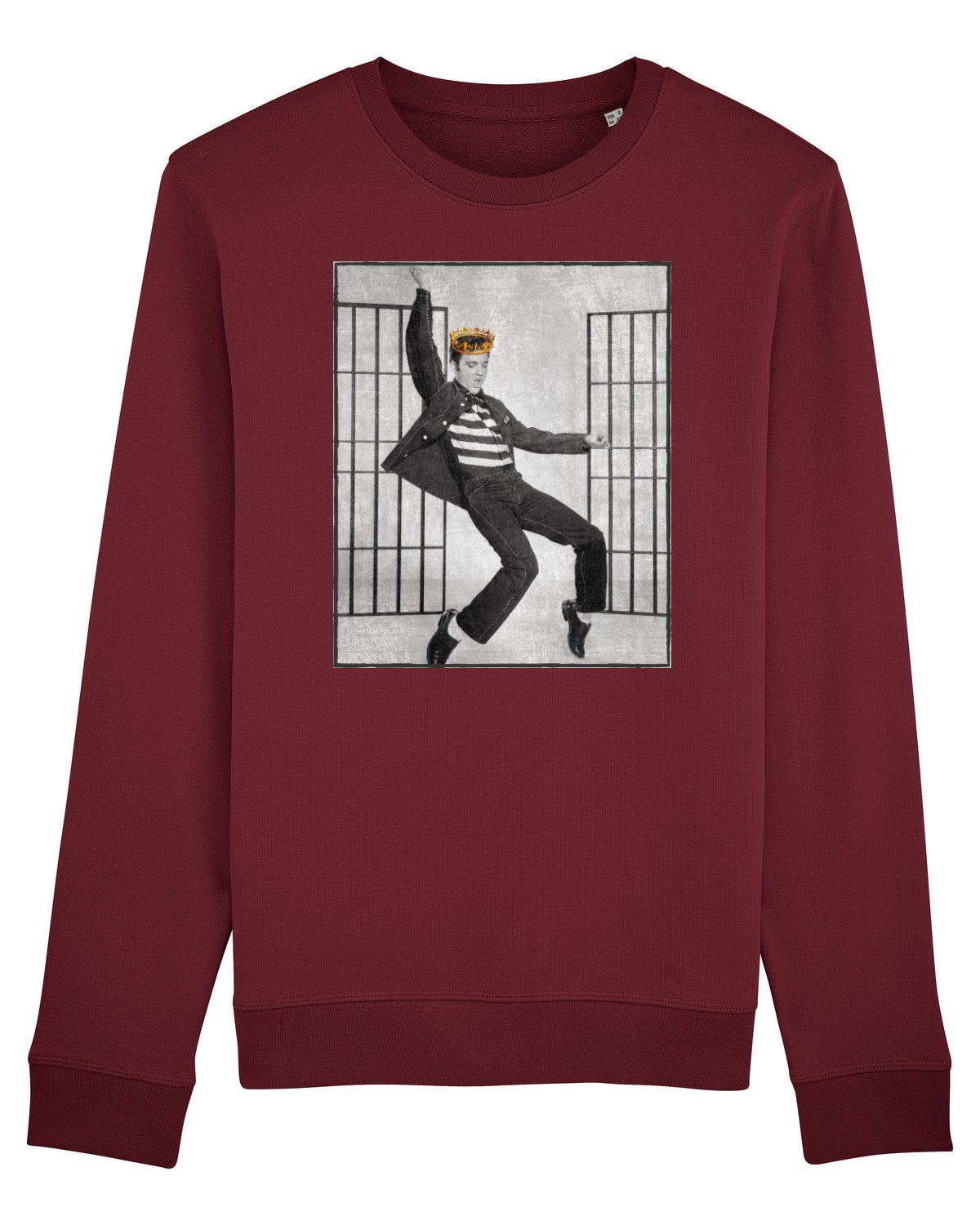 Bluză mânecă lungă Unisex Rise Burgundy