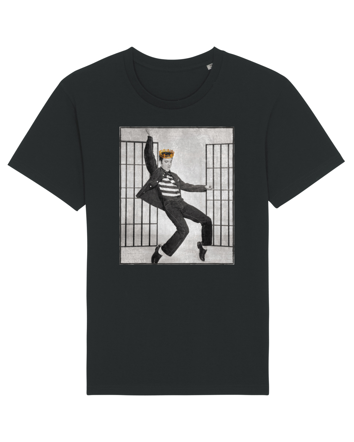Tricou mânecă scurtă Unisex Rocker Black