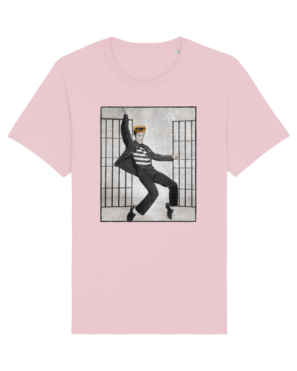 Tricou mânecă scurtă Unisex Rocker Cotton Pink