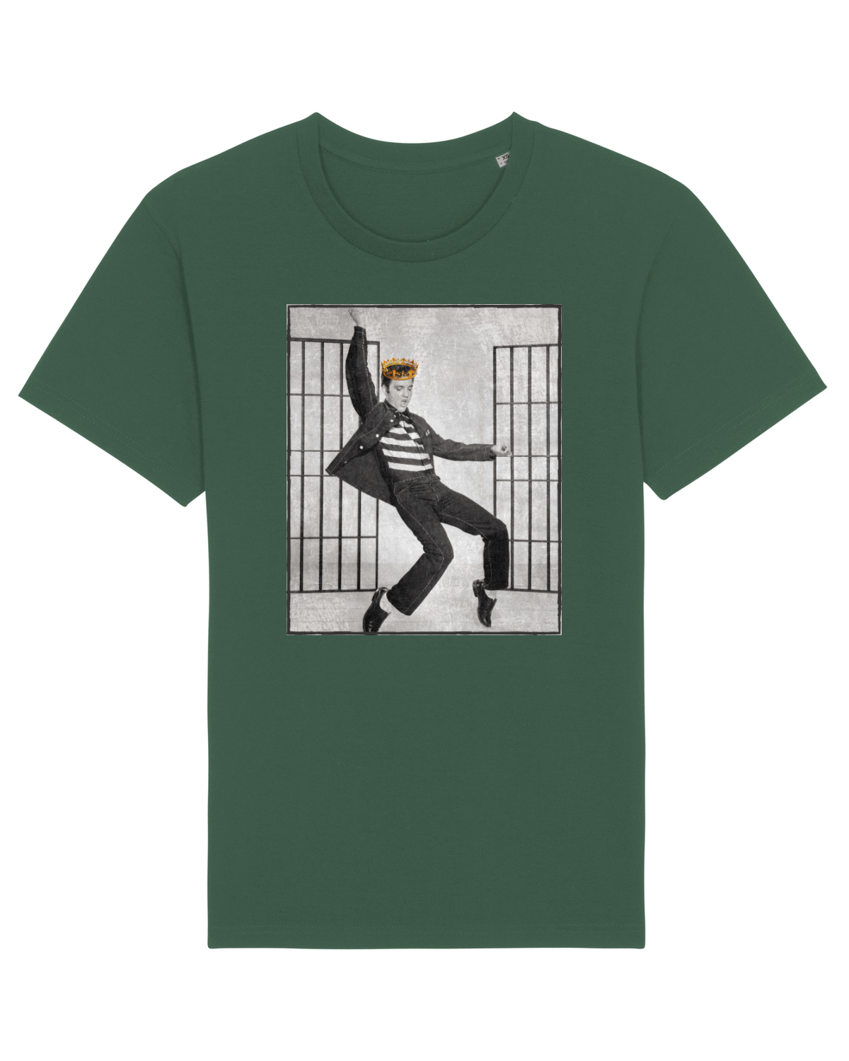 Tricou mânecă scurtă Unisex Rocker Bottle Green