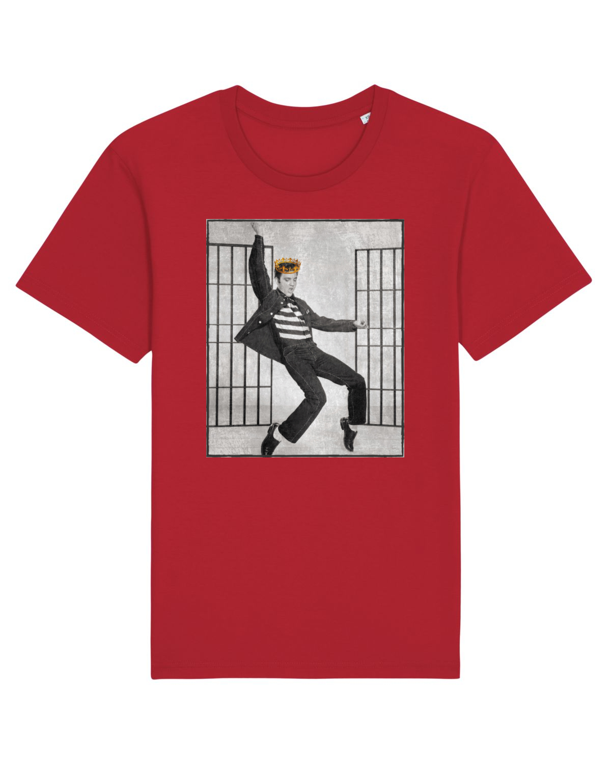 Tricou mânecă scurtă Unisex Rocker Red