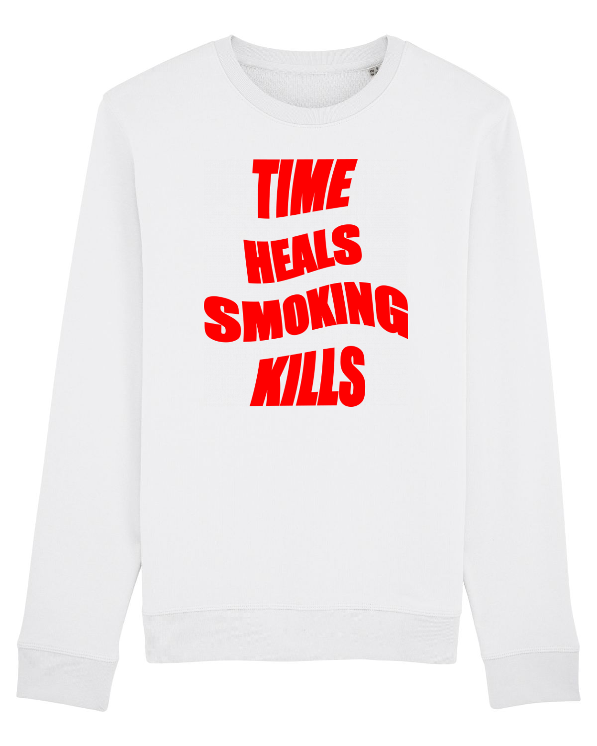 Bluză mânecă lungă Unisex Rise White