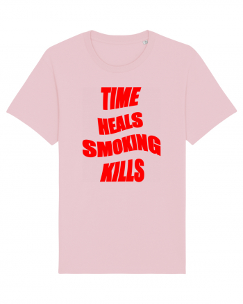 Time heals/Smoking kills Cotton Pink