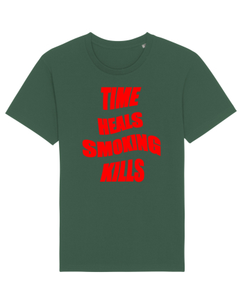 Time heals/Smoking kills Bottle Green