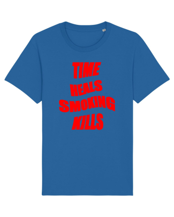 Time heals/Smoking kills Royal Blue