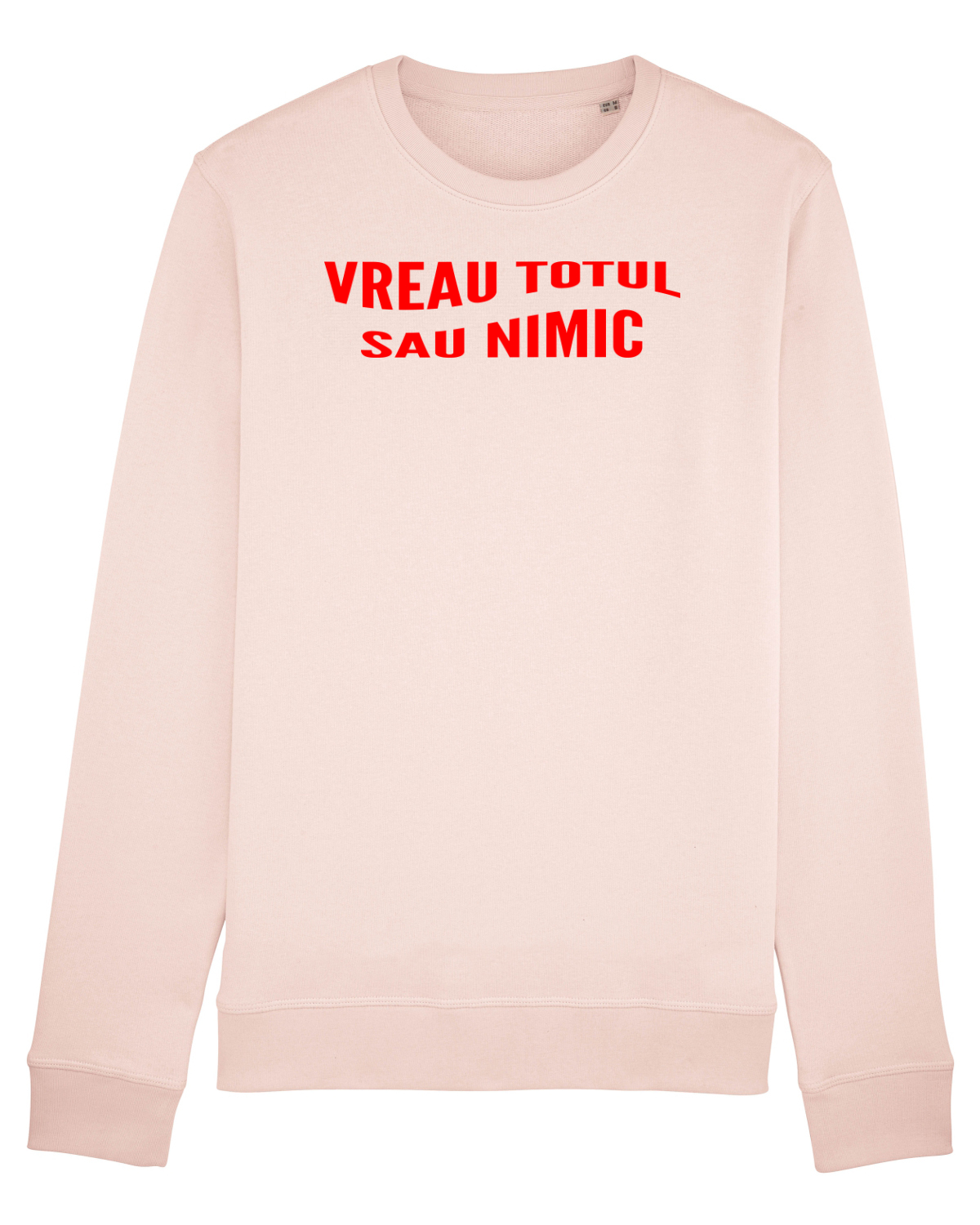 Bluză mânecă lungă Unisex Rise Candy Pink